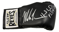 Mike Tyson & Evander Holyfield Signed Cleto Reyes Boxing Glove (JSA) at PristineAuction.com