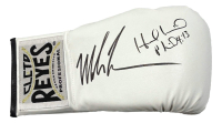 Mike Tyson & Evander Holyfield Signed Cleto Reyes Boxing Glove (JSA) at PristineAuction.com
