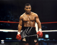 Mike Tyson Signed 16x20 Photo (JSA & Tyson) at PristineAuction.com
