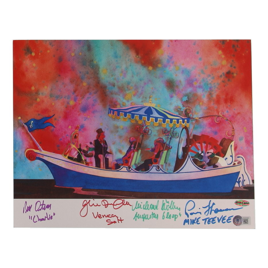 "Willy Wonka & the Chocolate Factory" 11x14 Photo Signed by Peter Ostrum, Julie Dawn Cole, Paris Themmen & Michael Bollner with Character Name Inscriptions (Beckett) at PristineAuction.com "Willy Wonka & the Chocolate Factory" 11x14 Photo Signed by Peter Ostrum, Julie Dawn Cole, Paris Themmen & Michael Bollner with Character Name Inscriptions (Beckett) at PristineAuction.com