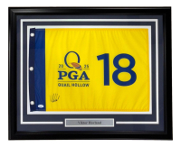 Viktor Hovland Signed 2025 PGA Championship Custom Framed Golf Flag (JSA) at PristineAuction.com