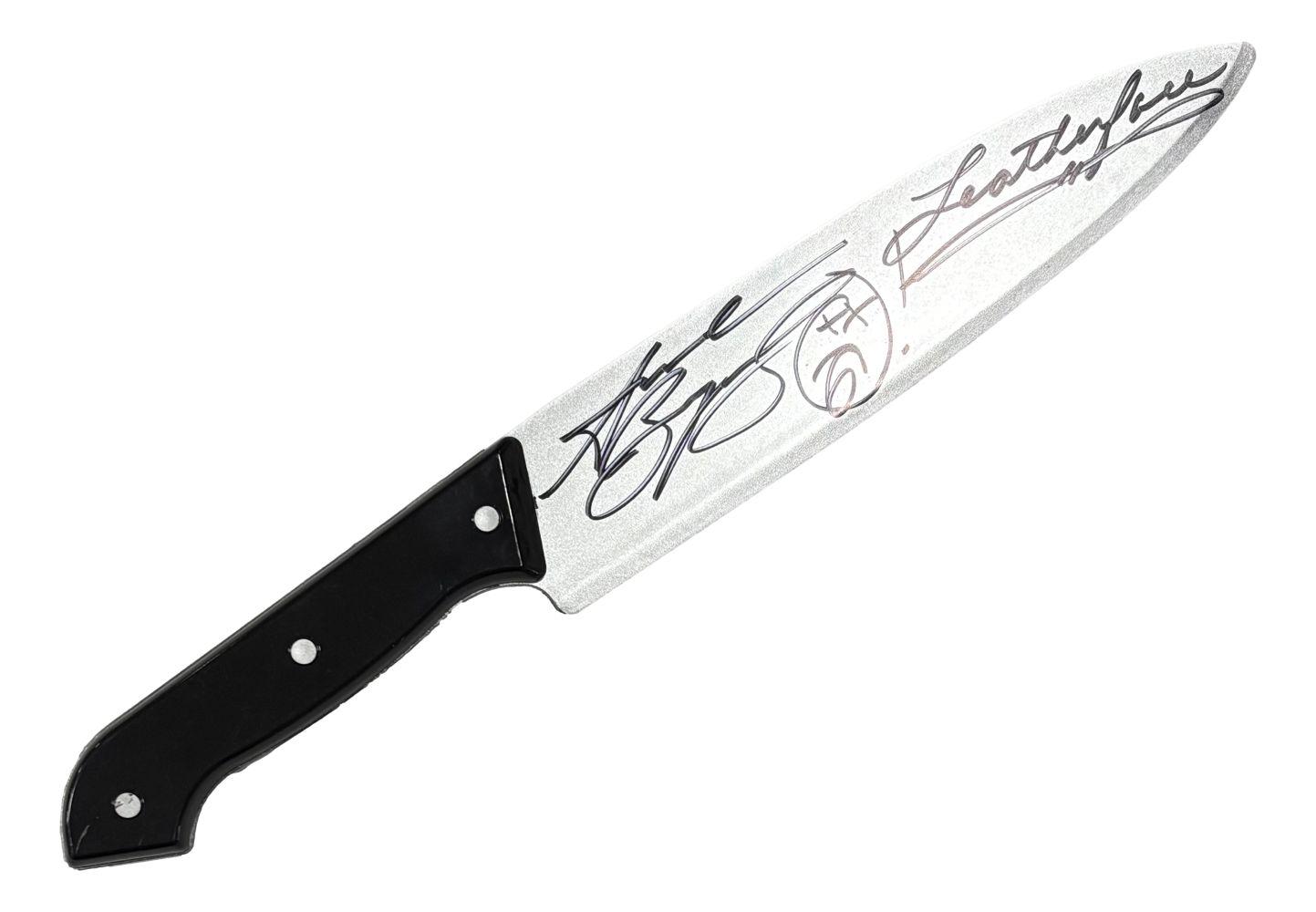 Andrew Bryniarski Signed "The Texas Chainsaw Massacre" Toy Knife Inscribed "Leatherface" (JSA) at PristineAuction.com Andrew Bryniarski Signed "The Texas Chainsaw Massacre" Toy Knife Inscribed "Leatherface" (JSA) at PristineAuction.com