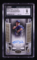 Brady Singer 2024 Topps Tier One Break Out Autographs #BOABS #097/199 (CGC 9 | Autograph Graded 10) at PristineAuction.com