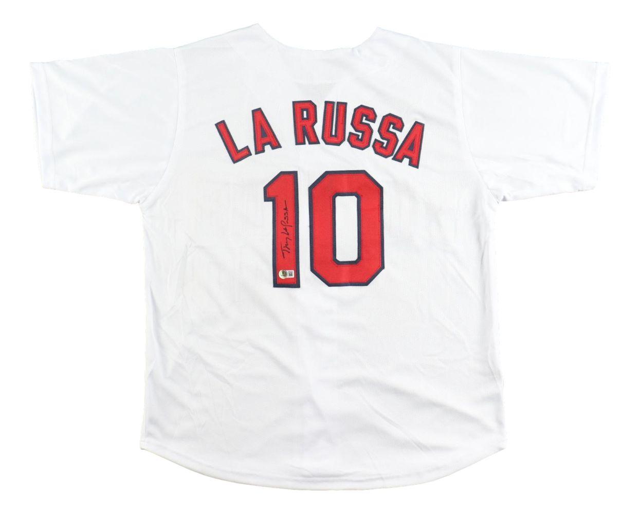 Tony La Russa Signed Jersey (Beckett) at PristineAuction.com Tony La Russa Signed Jersey (Beckett) at PristineAuction.com