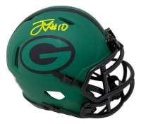 Jordan Love Signed Packers Rave Alternate Speed Mini Helmet (Beckett) at PristineAuction.com