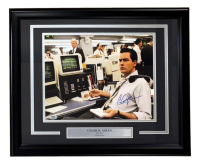 Charlie Sheen Signed "Wall Street" Custom Framed Photo (PSA) at PristineAuction.com