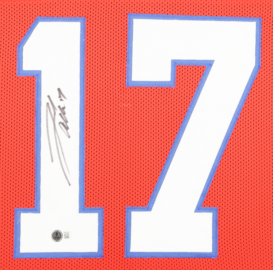 Josh Allen Signed Custom Framed Jersey Display (Beckett) at PristineAuction.com Josh Allen Signed Custom Framed Jersey Display (Beckett) at PristineAuction.com