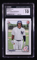 Jasson Dominguez 2020 Bowman Prospects #BP8 RC (CGC 10) at PristineAuction.com