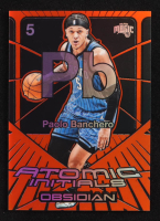 Paolo Banchero 2024-25 Panini Obsidian Atomic Initials Electric Etch Orange Flood #13 #93/99 at PristineAuction.com