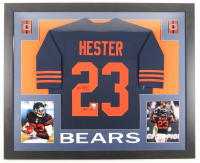 Devin Hester Signed Custom Framed Jersey Display Inscribed "HOF 24" (JSA & PIA) at PristineAuction.com