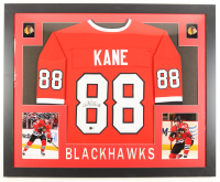Patrick Kane Signed Custom Framed Jersey Display (Beckett) at PristineAuction.com