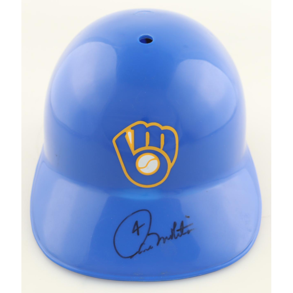 Paul Molitor Signed Brewers Full-Size Batting Helmet (JSA) at PristineAuction.com