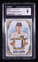 Giancarlo Stanton 2022 Topps Allen and Ginter Relics #AGRBGS (CGC 9) at PristineAuction.com