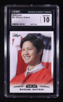Shohei Ohtani 2018 Leaf Ohtani Retail #01 RC (CGC 10) at PristineAuction.com
