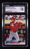 Shohei Ohtani 2018 Topps Update #US285 RD RC (CGC 10) at PristineAuction.com