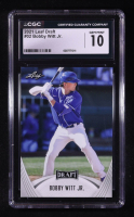 Bobby Witt Jr. 2021 Leaf Draft #02 RC (CGC 10) at PristineAuction.com