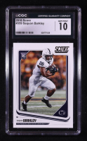 Saquon Barkley 2018 Score #359 RC (CGC 10) at PristineAuction.com