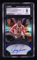 Jerry Lucas 2021-22 Panini Spectra Illustrious Legends Signatures #15 #57/75 (CGC 9 | Autograph Graded 10) at PristineAuction.com