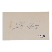 Luke Appling Signed Index Card (JSA) at PristineAuction.com