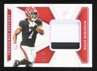 Bijan Robinson 2024 Panini National Treasures Treasured Patches Holo Silver #39 #16/25 at PristineAuction.com