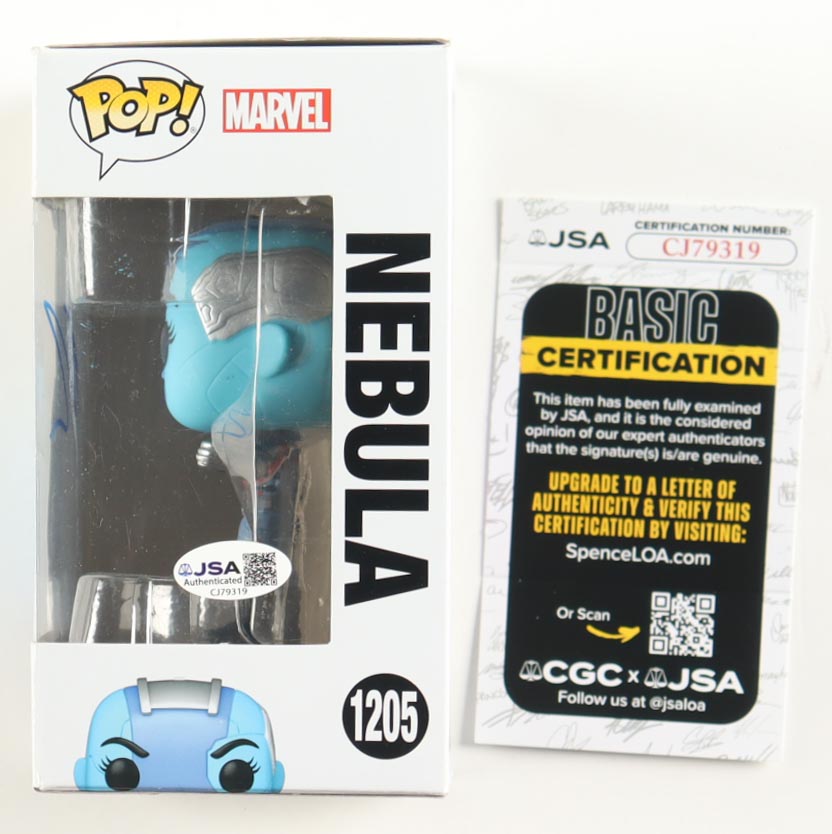 Karen Gillan Signed "Guardians of the Galaxy: Volume 3" #1205 Nebula Funko Pop! Bobble-Head Vinyl Figure (JSA) at PristineAuction.com Karen Gillan Signed "Guardians of the Galaxy: Volume 3" #1205 Nebula Funko Pop! Bobble-Head Vinyl Figure (JSA) at PristineAuction.com