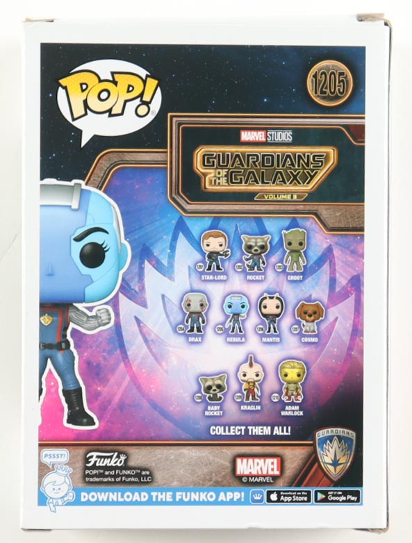 Karen Gillan Signed "Guardians of the Galaxy: Volume 3" #1205 Nebula Funko Pop! Bobble-Head Vinyl Figure (JSA) at PristineAuction.com Karen Gillan Signed "Guardians of the Galaxy: Volume 3" #1205 Nebula Funko Pop! Bobble-Head Vinyl Figure (JSA) at PristineAuction.com