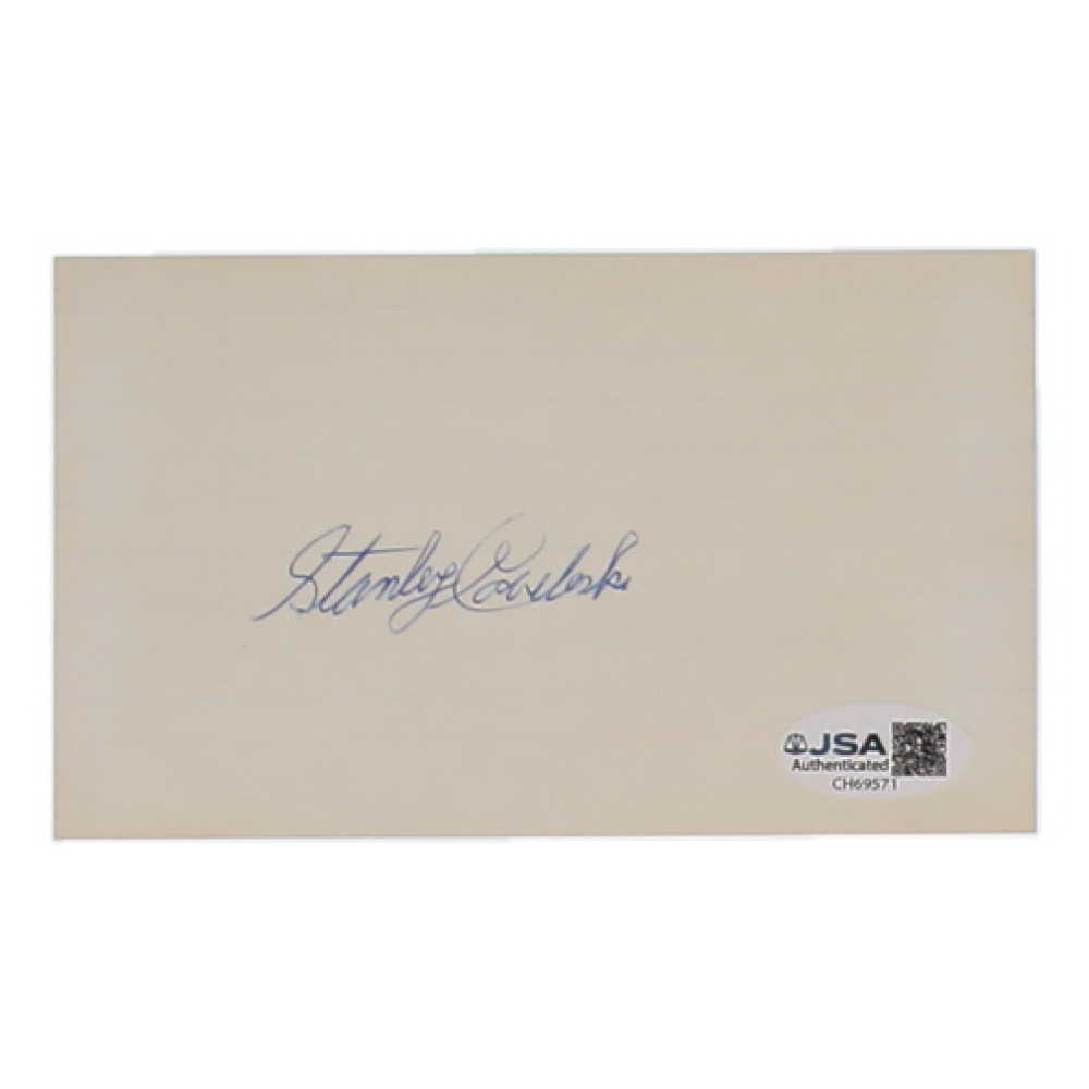 Stanley Coveleski Signed Cut (JSA) at PristineAuction.com