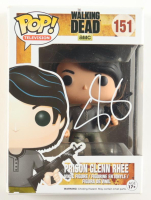 Steven Yeun Morgan Signed "The Walking Dead" #151 Prison Glenn Rhee Funko Pop! Vinyl Figure (JSA) at PristineAuction.com