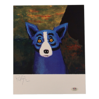 George Rodrigue Signed "Blue Dog" 9.5x12 Art Print (PSA) at PristineAuction.com