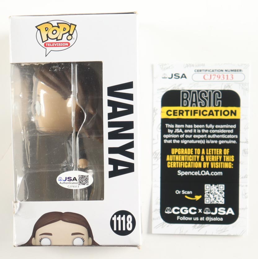 Elliot Page Signed "The Umbrella Academy" #1118 Vanya Funko Pop! Vinyl Figure (JSA) at PristineAuction.com Elliot Page Signed "The Umbrella Academy" #1118 Vanya Funko Pop! Vinyl Figure (JSA) at PristineAuction.com