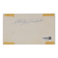 Stanley Coveleski Signed Cut (JSA) at PristineAuction.com