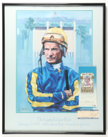 Bill Shoemaker Signed Custom Framed Pamphlet Display (JSA) at PristineAuction.com