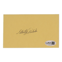 Stanley Coveleski Signed Cut (JSA) at PristineAuction.com