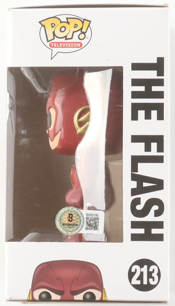 Grant Gustin Signed "The Flash" #213 The Flash Funko Pop! Vinyl Figure (Beckett) at PristineAuction.com Grant Gustin Signed "The Flash" #213 The Flash Funko Pop! Vinyl Figure (Beckett) at PristineAuction.com