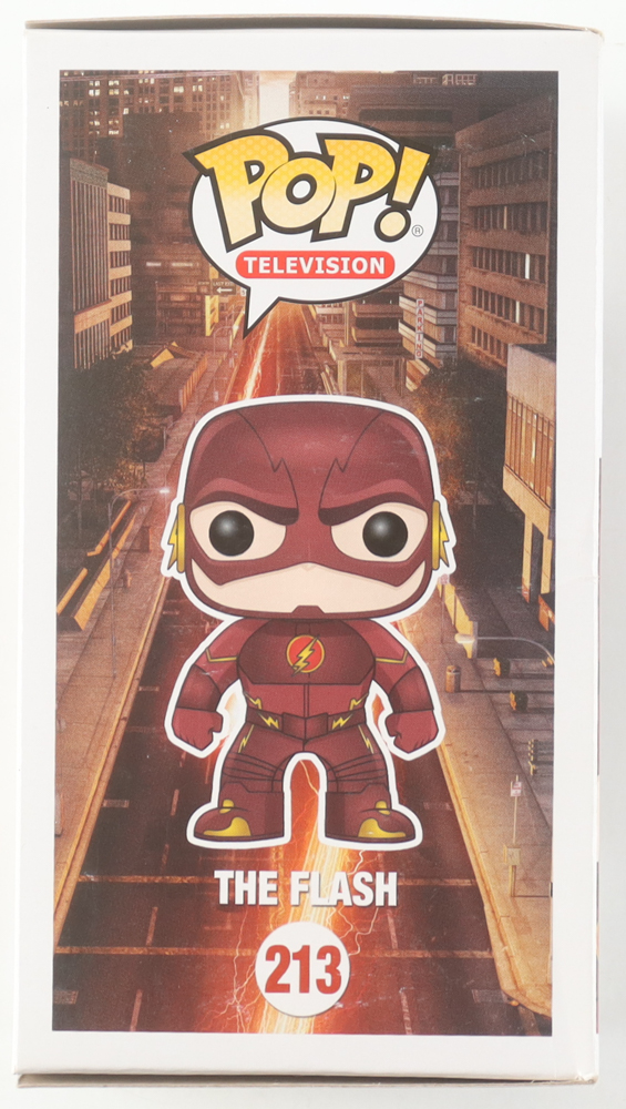 Grant Gustin Signed "The Flash" #213 The Flash Funko Pop! Vinyl Figure (Beckett) at PristineAuction.com Grant Gustin Signed "The Flash" #213 The Flash Funko Pop! Vinyl Figure (Beckett) at PristineAuction.com