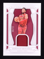 Donovan Mitchell 2024-25 Panini National Treasures Material Treasures #22 #11/99 at PristineAuction.com