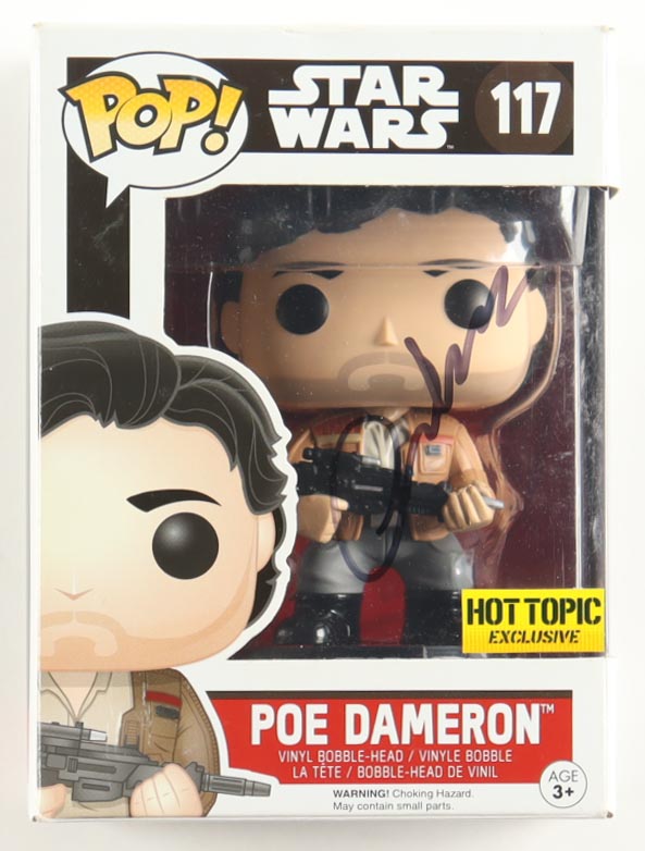 Oscar Isaac Signed "Star Wars" #117 Poe Dameron Funko Pop! Vinyl Figure (JSA) at PristineAuction.com Oscar Isaac Signed "Star Wars" #117 Poe Dameron Funko Pop! Vinyl Figure (JSA) at PristineAuction.com