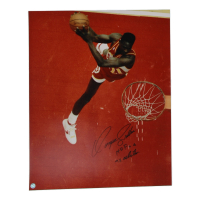 Dominique Wilkins Signed Hawks 16x20 Photo Inscribed "HOF 06" & "9x All-Star" (AWM) at PristineAuction.com