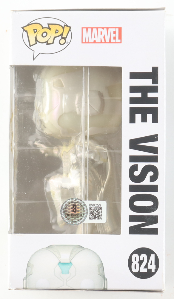 Paul Bettany Signed "WandaVision" #824 The Vision Bobble-Head Funko Pop! Vinyl Figure (Beckett) at PristineAuction.com Paul Bettany Signed "WandaVision" #824 The Vision Bobble-Head Funko Pop! Vinyl Figure (Beckett) at PristineAuction.com