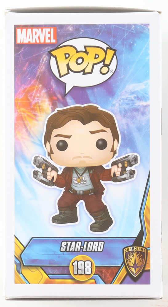 Chris Pratt Signed "Guardians of the Galaxy Vol. 2" #198 Star-Lord Funko Pop! Bobble-Head Vinyl Figure (Beckett) at PristineAuction.com Chris Pratt Signed "Guardians of the Galaxy Vol. 2" #198 Star-Lord Funko Pop! Bobble-Head Vinyl Figure (Beckett) at PristineAuction.com