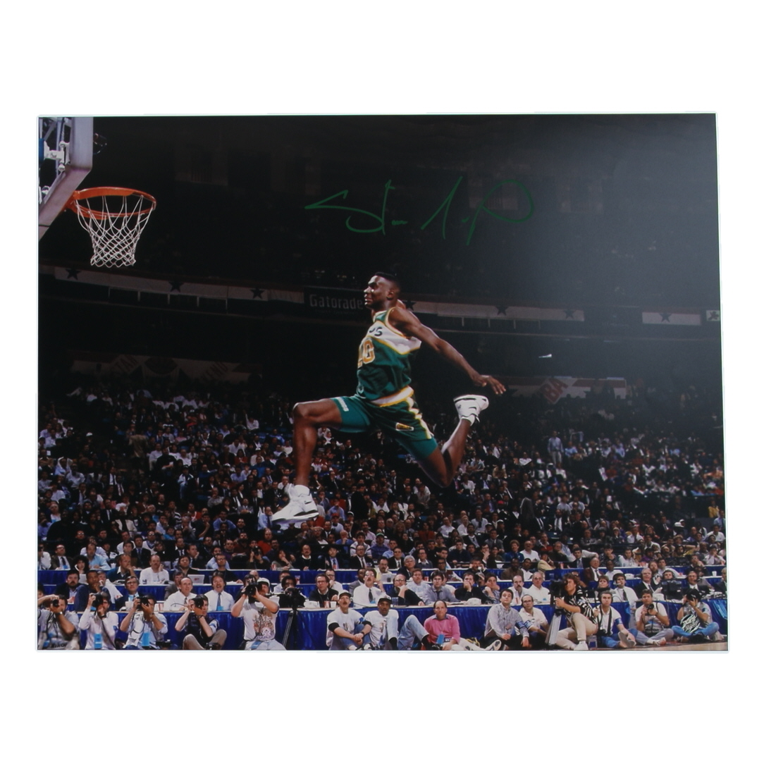 Shawn Kemp Signed SuperSonics 16x20 Photo (AWM) at PristineAuction.com Shawn Kemp Signed SuperSonics 16x20 Photo (AWM) at PristineAuction.com