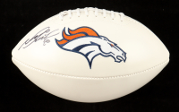 Neil Smith Signed Broncos Logo Football (JSA) at PristineAuction.com