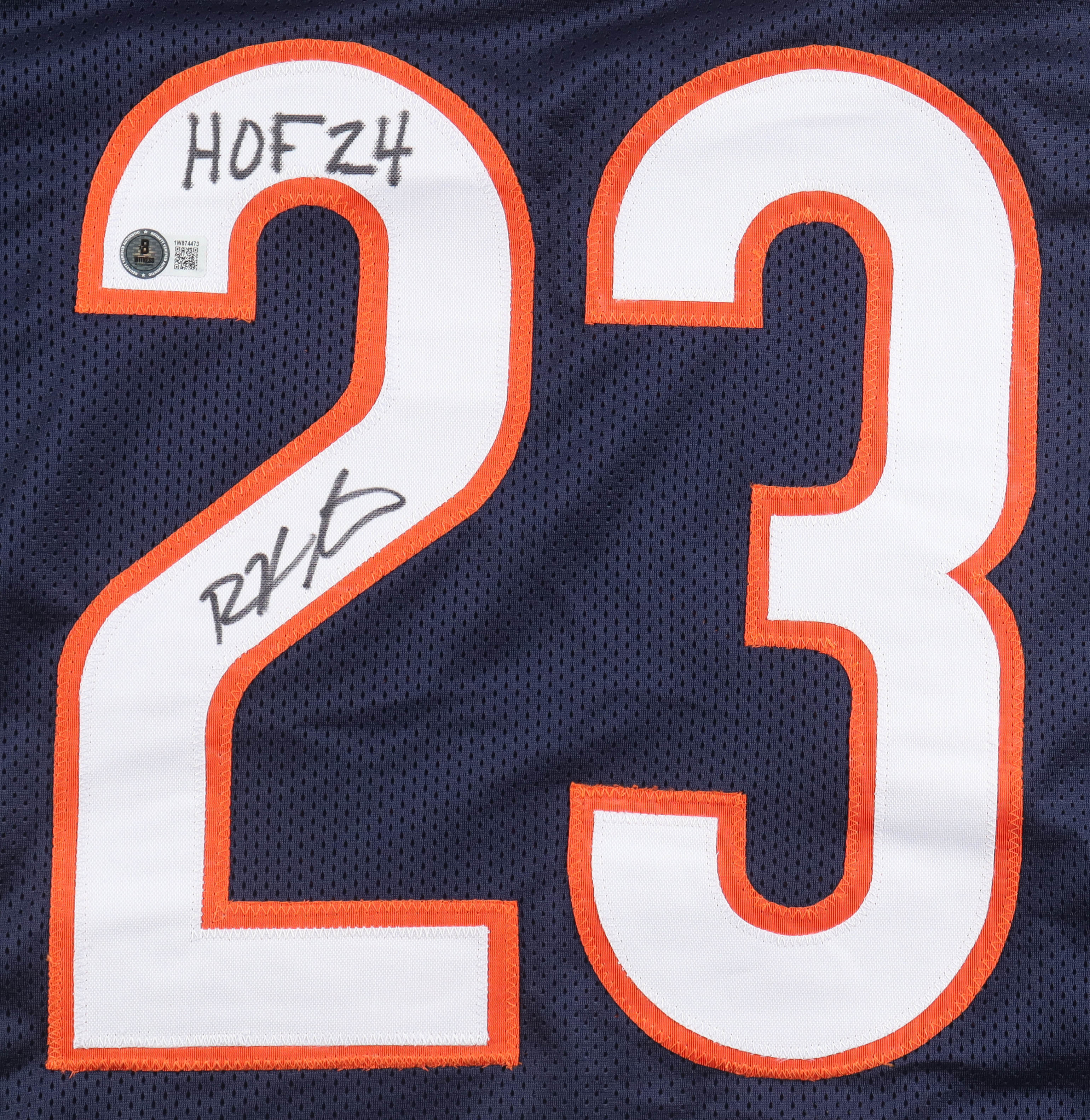 Devin Hester Signed Jersey Inscribed "HOF 24" (Beckett) at PristineAuction.com Devin Hester Signed Jersey Inscribed "HOF 24" (Beckett) at PristineAuction.com