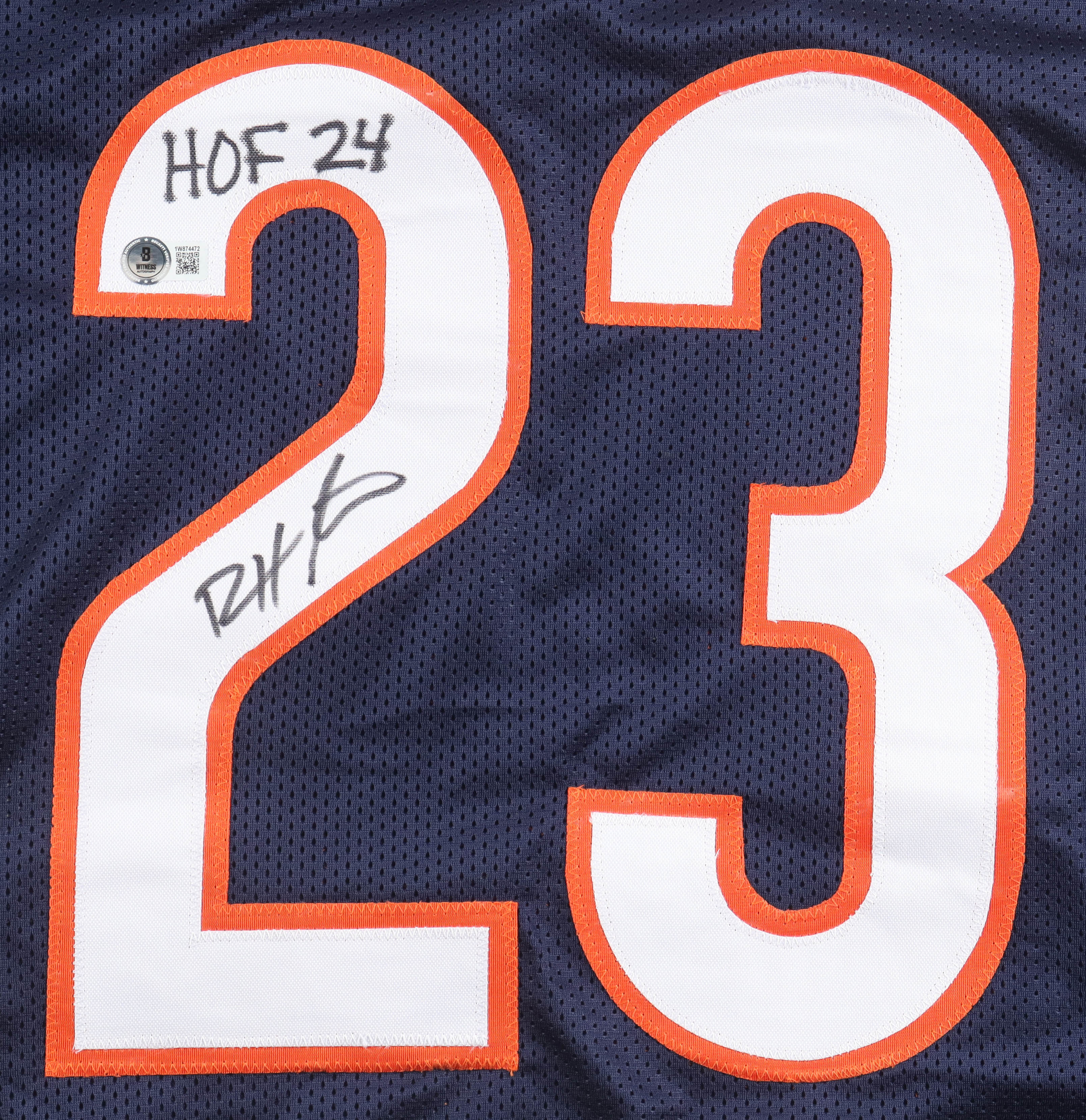 Devin Hester Signed Jersey Inscribed "HOF 24" (Beckett) at PristineAuction.com Devin Hester Signed Jersey Inscribed "HOF 24" (Beckett) at PristineAuction.com