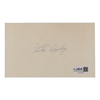 Luke Appling Signed Index Card (JSA) at PristineAuction.com