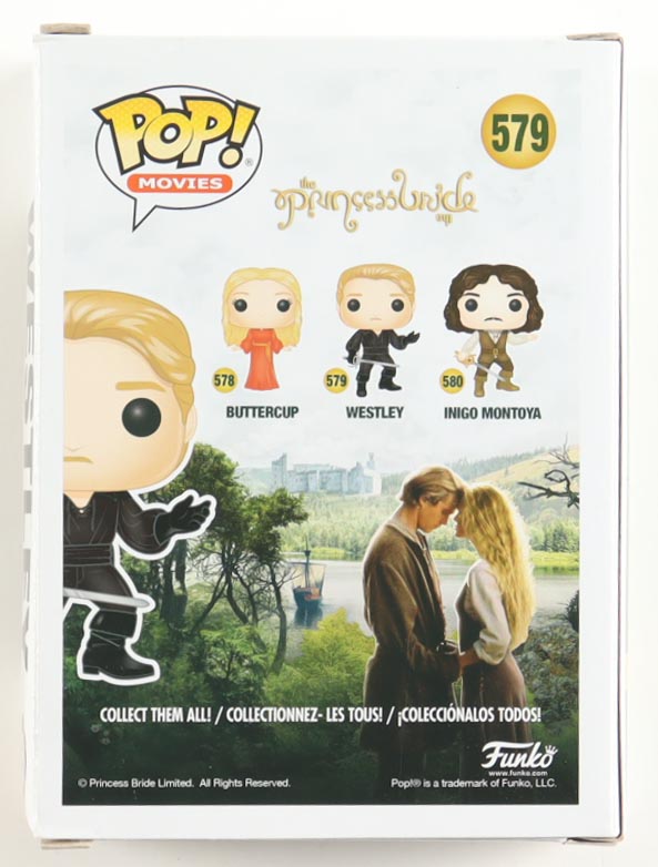 Cary Elwes Signed "The Princess Bride" #579 Westley Funko Pop! Vinyl Figure (JSA) at PristineAuction.com Cary Elwes Signed "The Princess Bride" #579 Westley Funko Pop! Vinyl Figure (JSA) at PristineAuction.com