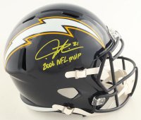 LaDainian Tomlinson Signed Chargers Full-Size Speed Helmet Inscribed "2006 NFL MVP" (Beckett) at PristineAuction.com