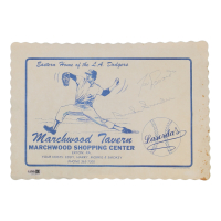 Duke Snider & Tommy Lasorda Signed Dodgers 10x14 Photo (JSA) at PristineAuction.com