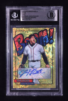 John Rocker Signed 2024 Hits Memorabilia Boom Gold #BOOMJR #02/10 (BGS) at PristineAuction.com