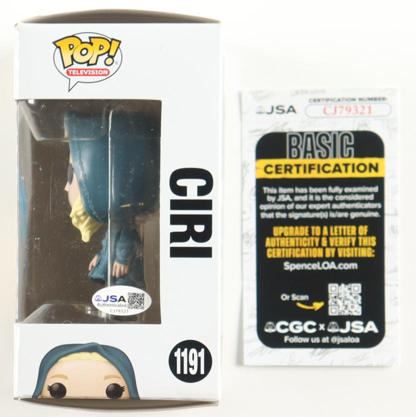 Freya Allen Signed "The Witcher" #1191 Ciri Funko Pop! Vinyl Figure (JSA) at PristineAuction.com Freya Allen Signed "The Witcher" #1191 Ciri Funko Pop! Vinyl Figure (JSA) at PristineAuction.com
